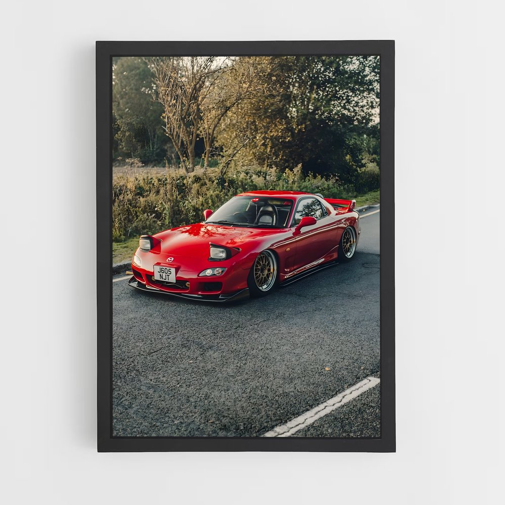 Poster Rx- Route – affiche Mazda (vue 2)